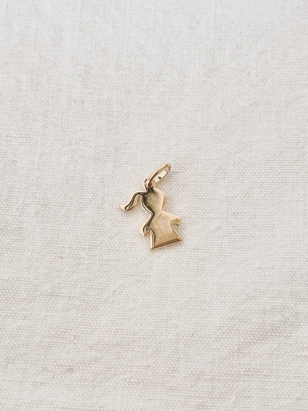 Pendentif Fillette Juliette Plaqué Or