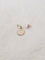 Pendentif Lettre Médaille Gabriel Plaqué Or