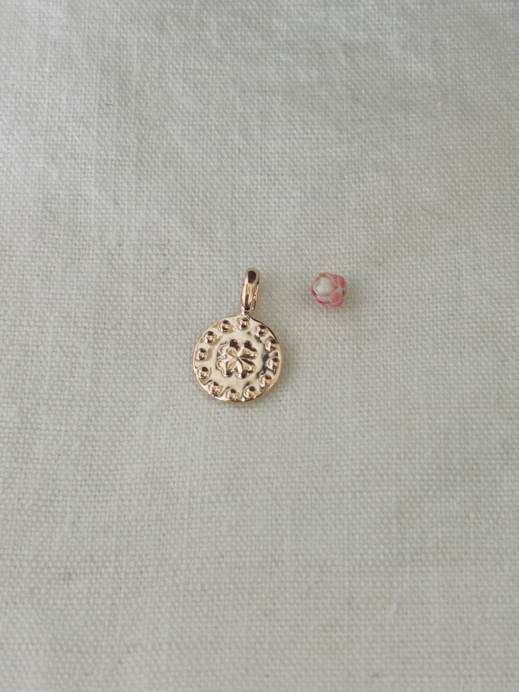 Pendentif Trèfle Thaïs Plaqué Or