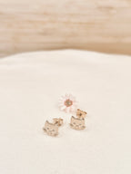 * Boucles d'Oreilles Puces Kitty Plaqué Or