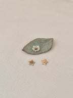 Boucles d'Oreilles Puces Etoiles Célestine Plaqué Or