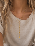 Collier Sautoir Cœurs Sasha Acier PVD